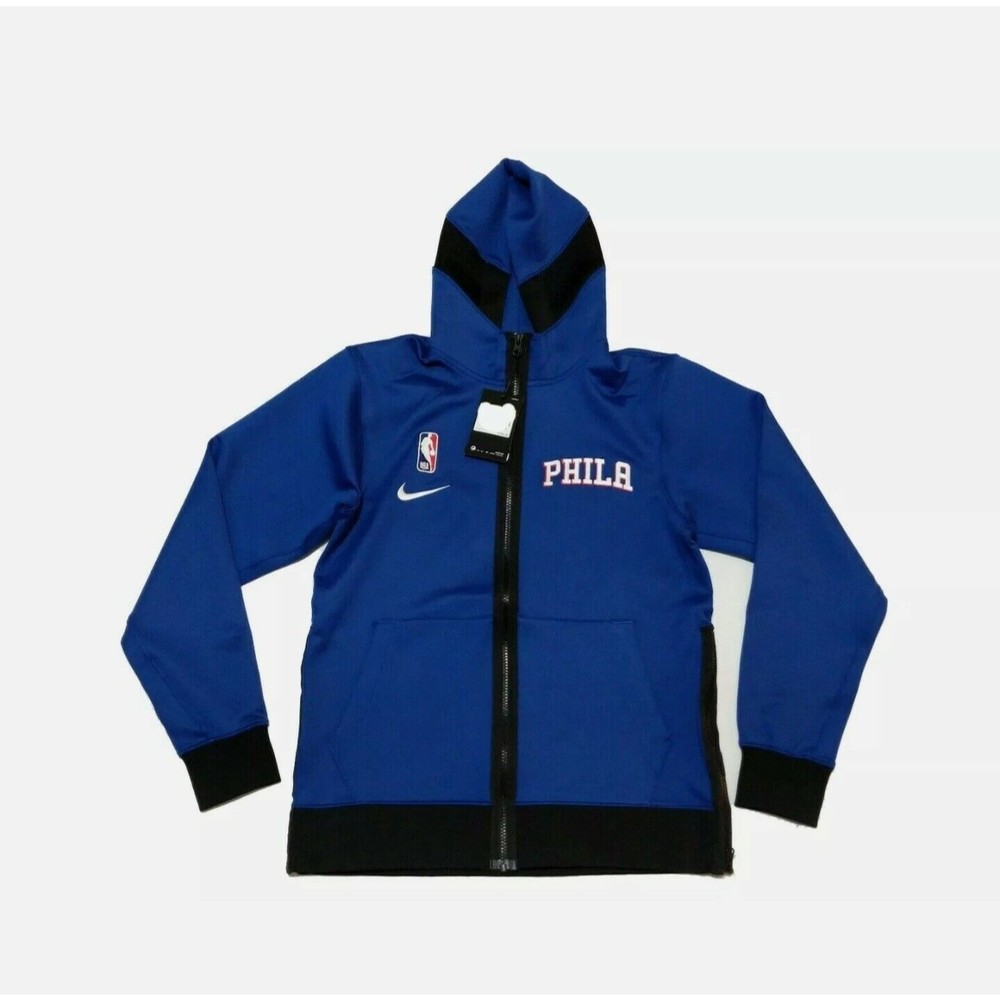 Nike Therma Flex Philadelphia 76ers Embroidered Full Zip Jacket CN4052-495 Sz XL